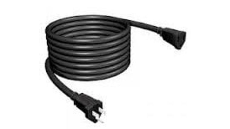 Power Cable | Black | 14/3 | 25' Rental | Rental