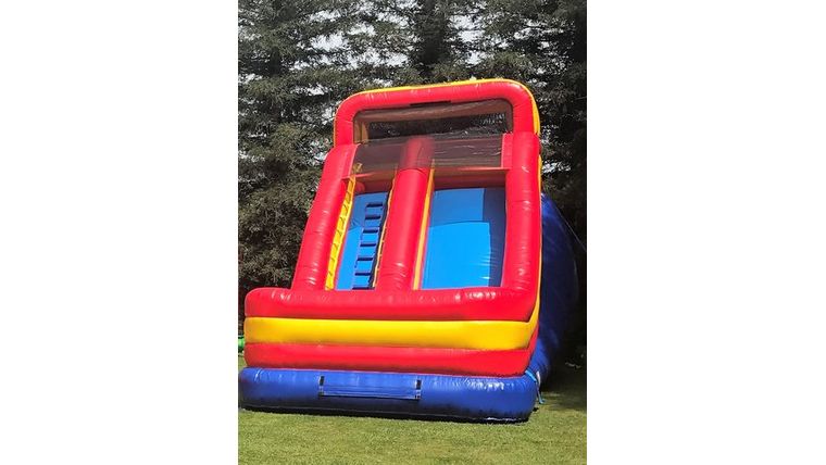 18′ Single Lane Inflatable Dry Slide Game | Rental 18′ Single Lane Inflatable Dry Slide Game | Rental