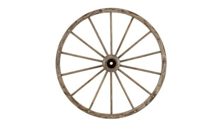 Red Shed Large Wagon Wheel | Rental