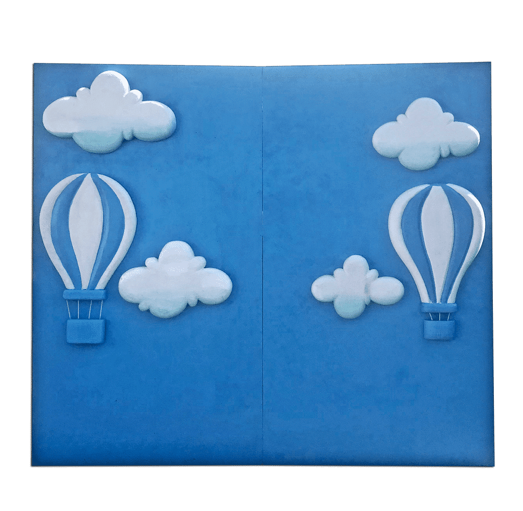 Hot Air Balloon Backdrop | Rental