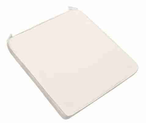 Ivory 1.5" Thick Bamboo Folding Chair Cushion | Rental