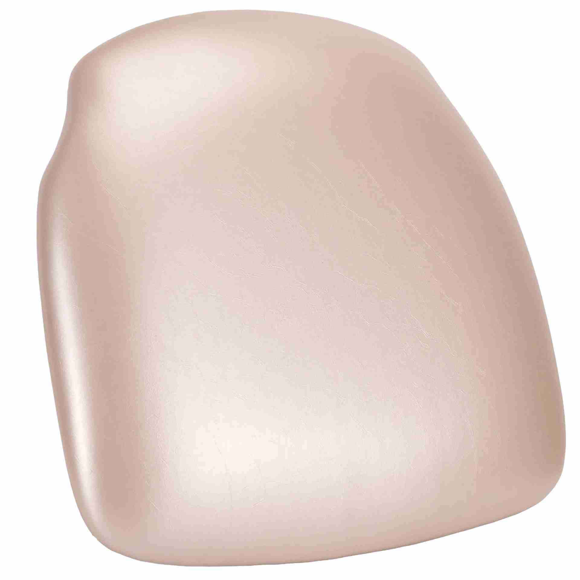 Rose Gold Vinyl 1.75" Thick Cross Back Cushion with SlipNot™ Technology | Rental