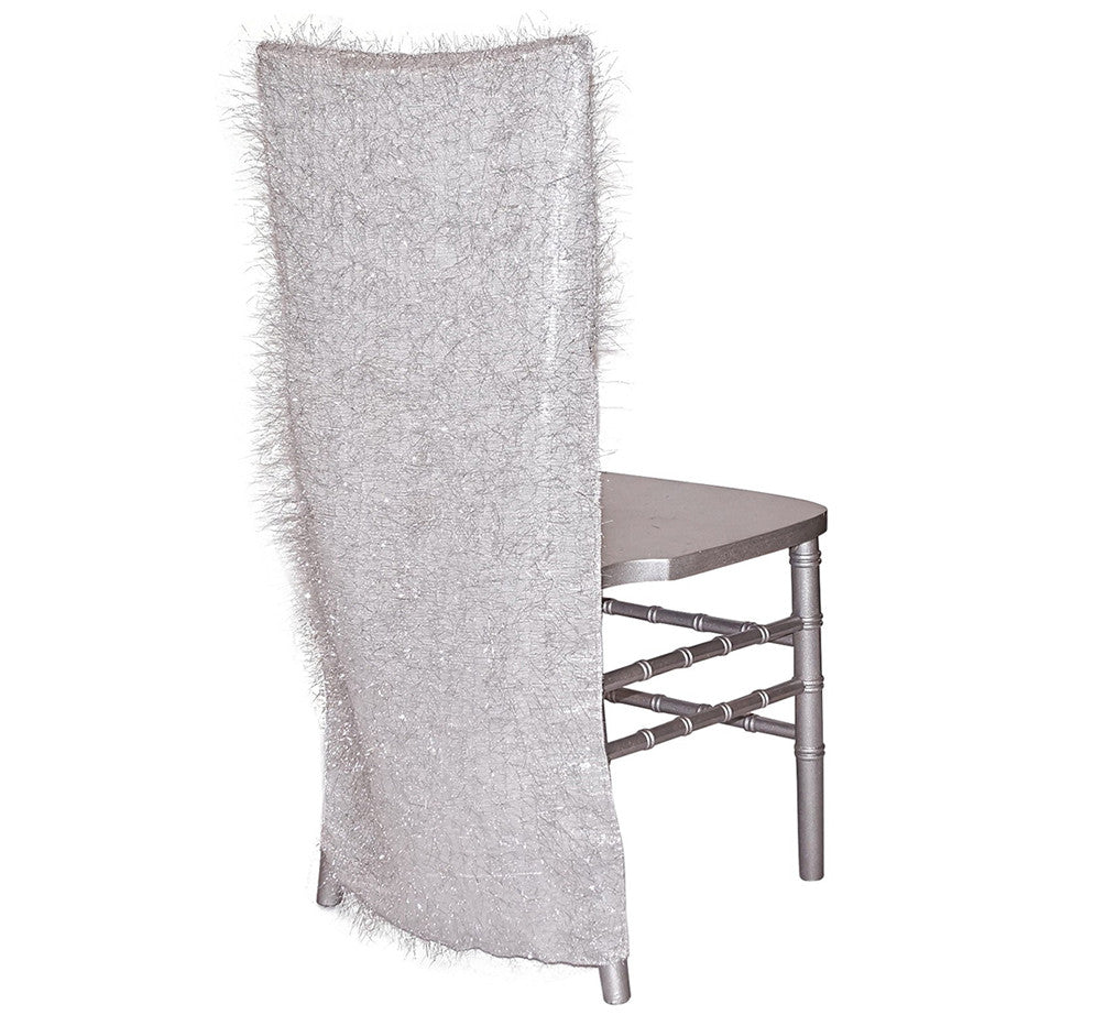 String Metallic Chair Back - Silver | Rental