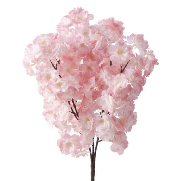 Decostar™ Artificial Flower w/ Greenery Stem Blush | Rental