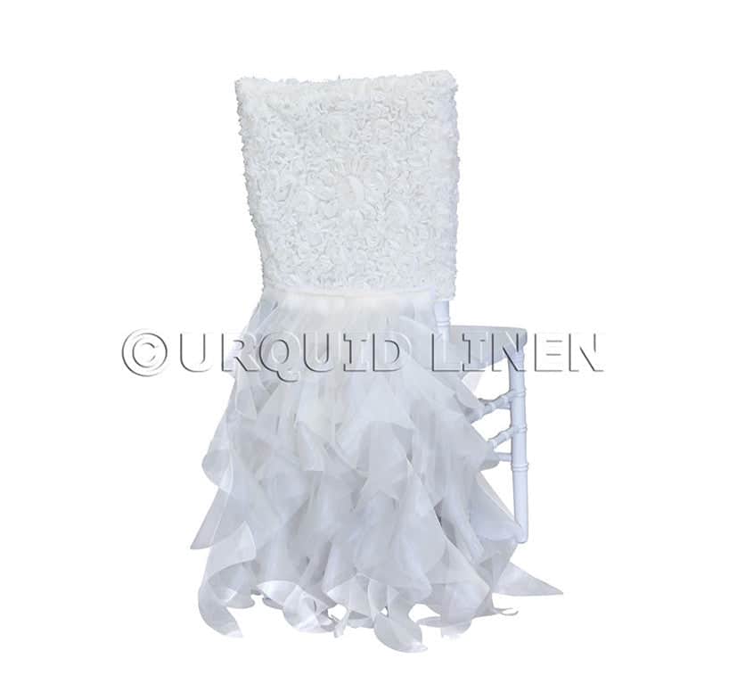 Lace Chair Back Tutu - Ivory | Rental