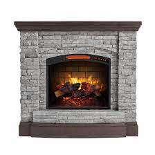 Fire Place - Allen + Roth Electric Fireplace - Rustic | Rental