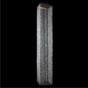 DecoStar™ 9ft Square Iridescent Crystal Column - STUNNING! | Rental