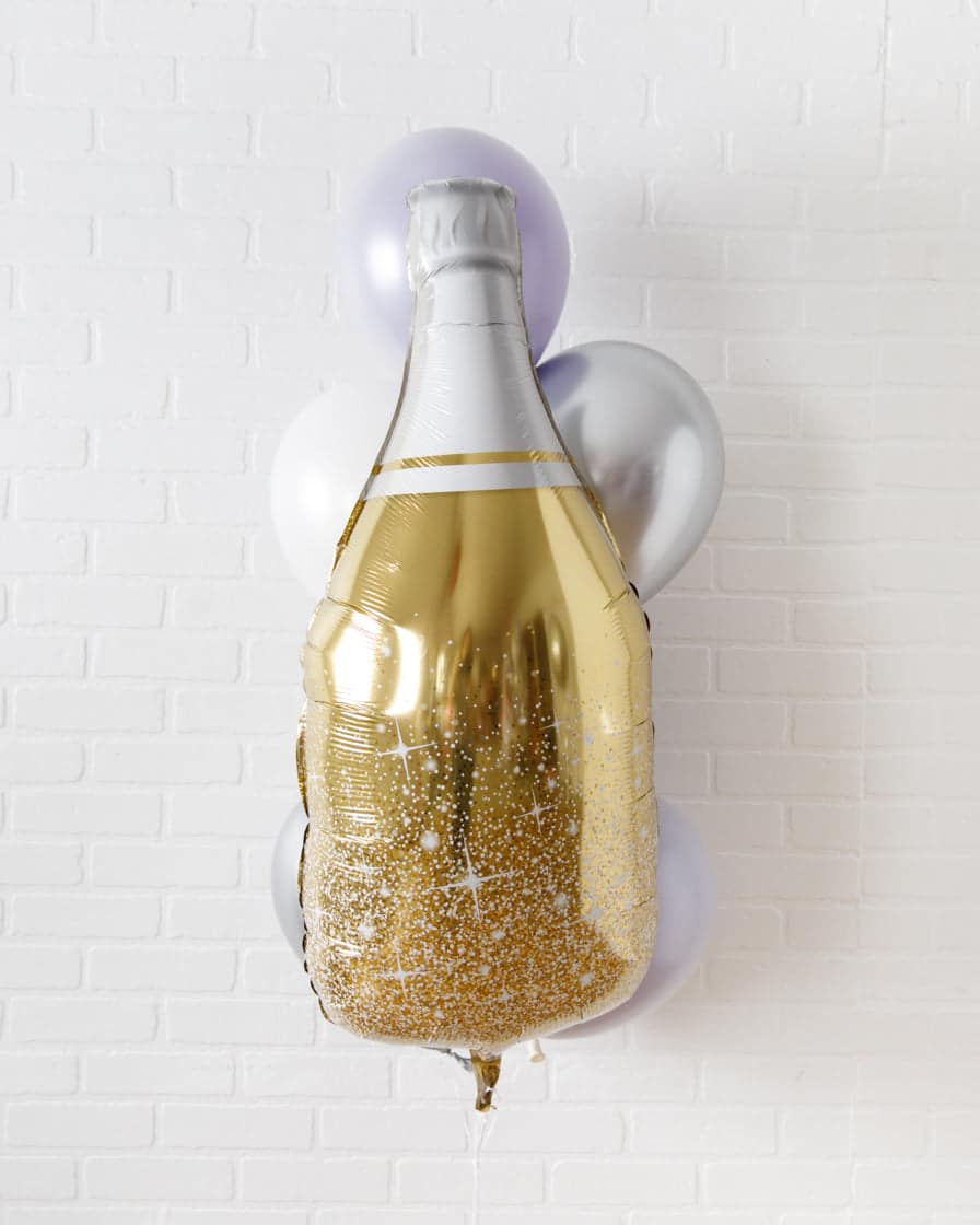 Disco Darling – Balloons with Gold Champagne Foil – bouquet of 6 | Purchase