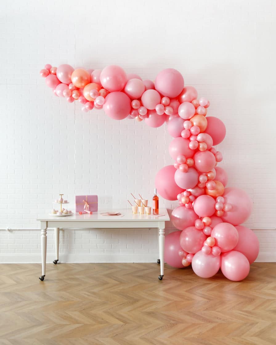 Rosé Bubbles – Balloon Garland Install Piece – 12ft | Purchase Rosé Bubbles – Balloon Garland Install Piece – 12ft | Purchase