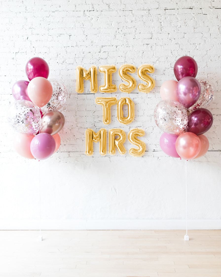 Berry Blush – Letters & Confetti Balloon Bouquets Set | Purchase Berry Blush – Letters & Confetti Balloon Bouquets Set | Purchase