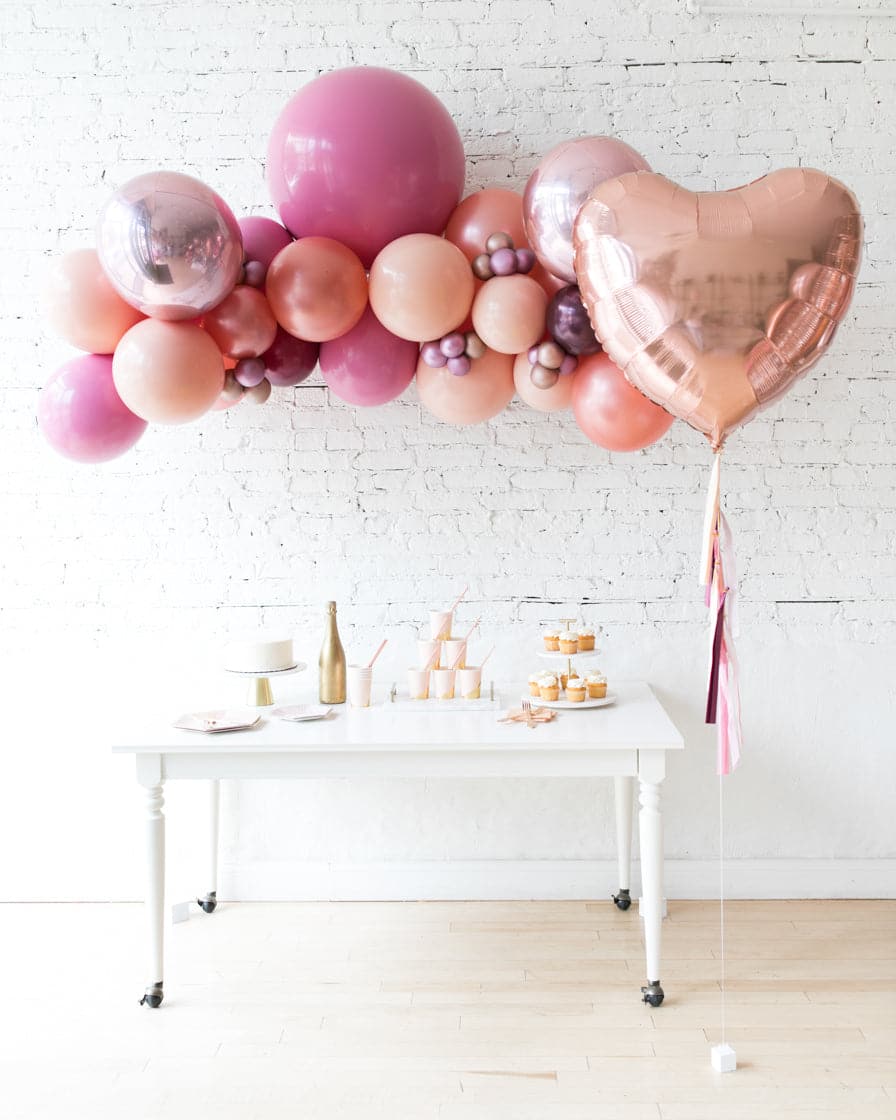 Berry Blush – Floating Arch & Heart Foil Balloon Set | Purchase Berry Blush – Floating Arch & Heart Foil Balloon Set | Purchase