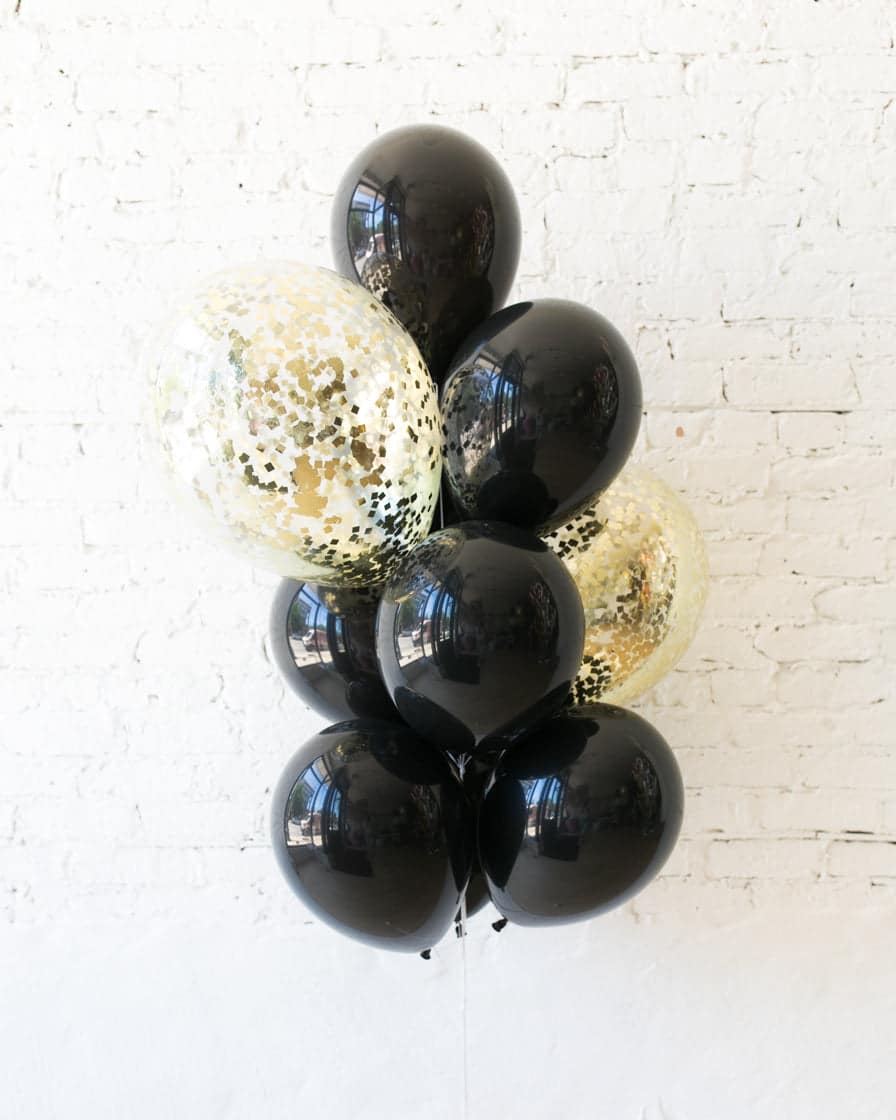 Couture – Confetti and 11in Balloons – bouquet of 10 | Purchase