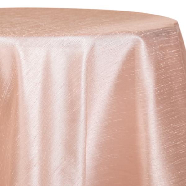 Blush - Shantung Satin “Capri” Tablecloth - Many Size Options | Rental
