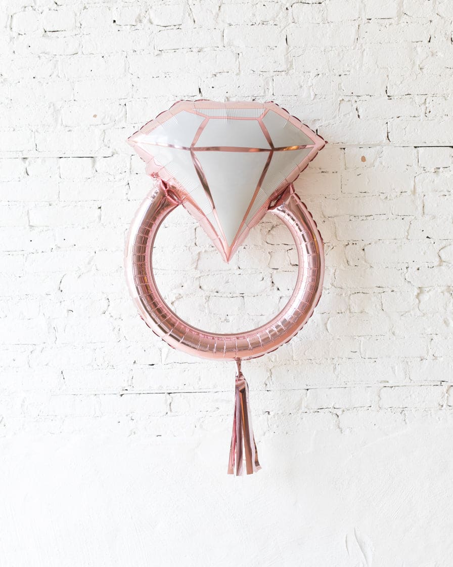 Bridal Office Party -36in Diamond Ring Foil Balloon and Skirt | Purchase