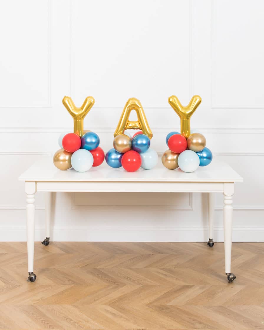 Office Retirement Party – Tabletop YAY Balloons – 1.5ft | Purchase Office Retirement Party – Tabletop YAY Balloons – 1.5ft | Purchase