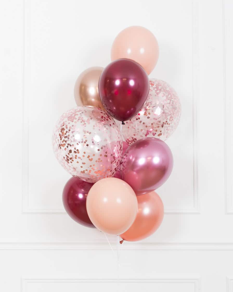 Bridal Office Party – Confetti and 11in Bouquet of 10 | Purchase