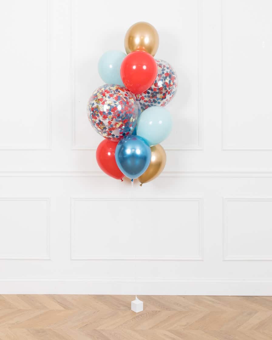 Office Retirement Party – Confetti and 11in Bouquet of 10 | Purchase Office Retirement Party – Confetti and 11in Bouquet of 10 | Purchase