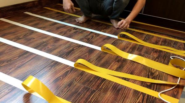 Roll of 3" Wide Double-Face Tape for Vinyl, Mirrored, Turf and Carpet Flooring | Rental