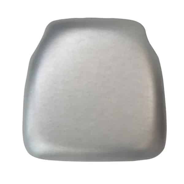 DecoStar™ Wood-Backed Vinyl Cushion for Chiavari EnvyChair™ - Silver | Rental