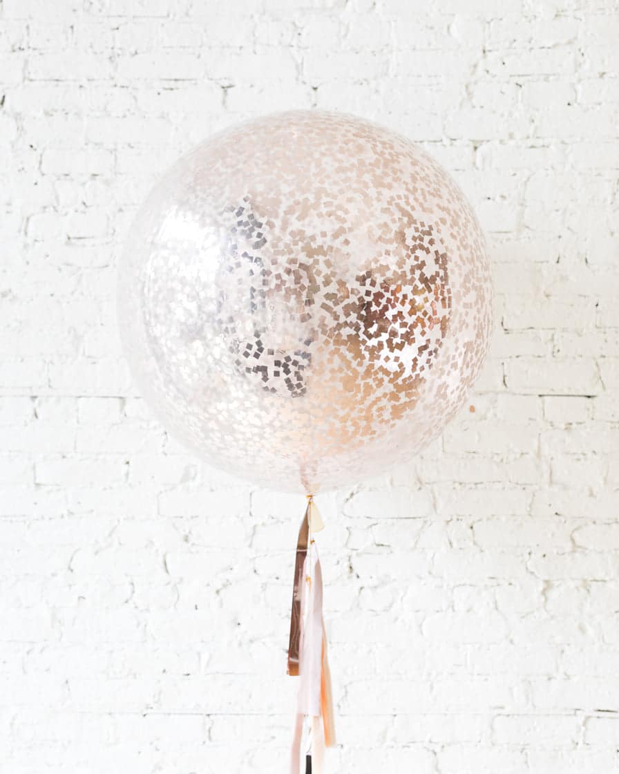 GIFT-Rose Gold Confetti Giant Balloon and Blush, Mauve & Rose Gold Tassel | Purchase GIFT-Rose Gold Confetti Giant Balloon and Blush, Mauve & Rose Gold Tassel | Purchase