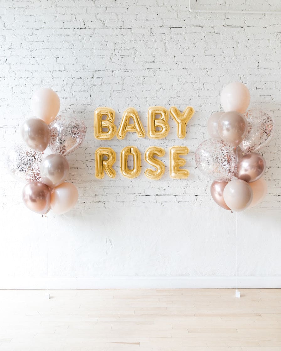 Glam Tan – Letters & Confetti Balloon Bouquets Set | Purchase Glam Tan – Letters & Confetti Balloon Bouquets Set | Purchase