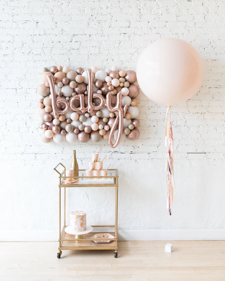 Glam Tan – Baby Backdrop & Giant Balloon Set | Purchase Glam Tan – Baby Backdrop & Giant Balloon Set | Purchase