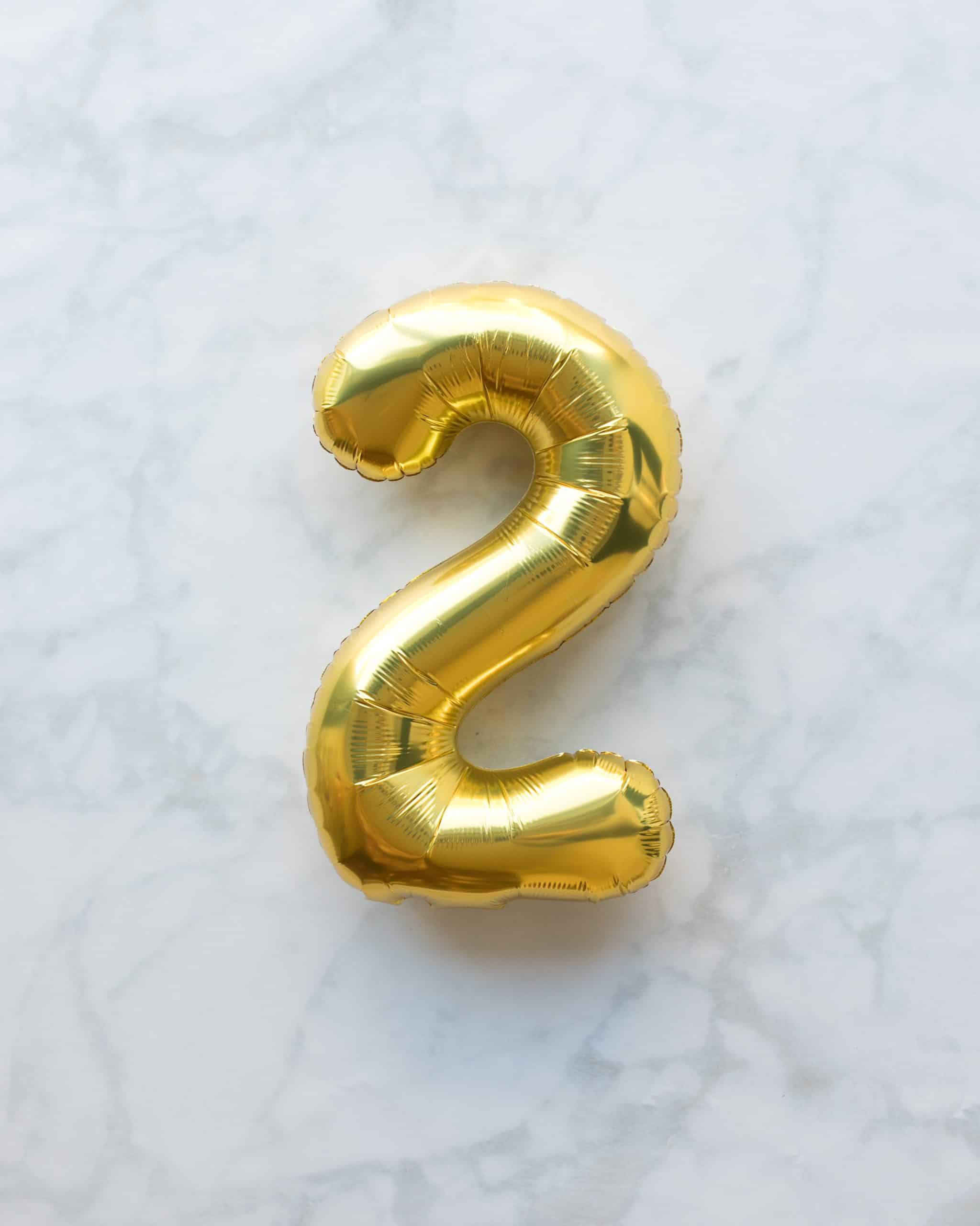 16in Gold Foil Number | Purchase 16in Gold Foil Number | Purchase