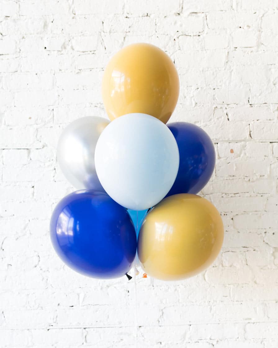 Mid Century Hues – 11in Balloons – bouquet of 7 | Purchase