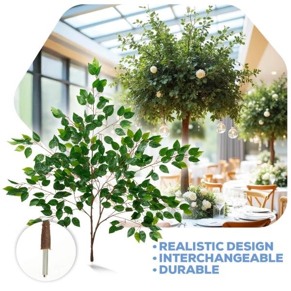 Artificial Fig Leaf Branch | Interchangeable Branch for ModTree™ Collection Trees | Rental