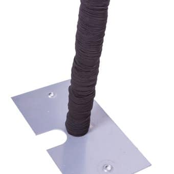 30ft Spandex Pole Cover (for upright 15ft & higher) - Black | Rental