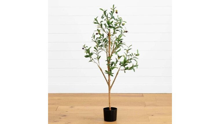 4’ Artificial Double Stalk Golden Cane Palm Tree- Set of 2 | Rental