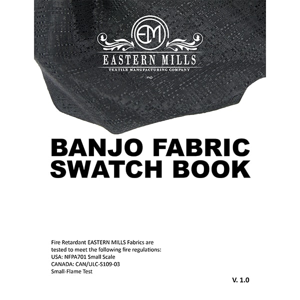 Banjo Fabric Swatch Book by Eastern Mills - All Banjo Products | Rental