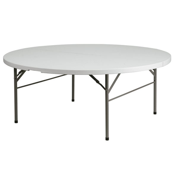 72" Round Resin Table - 30" Tall | Rental