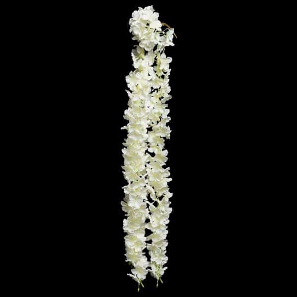 Decostar™ Artificial Wisteria Spray 44" - White | Rental