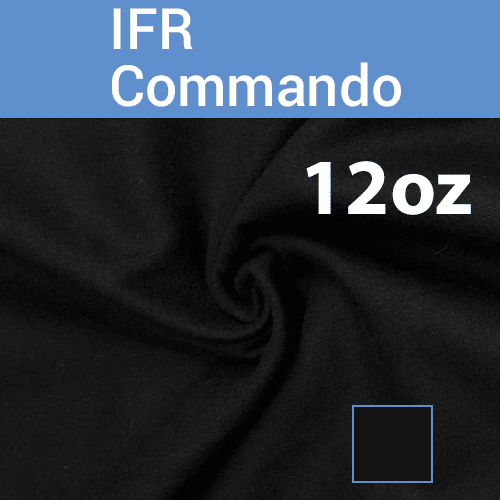 12oz. Fire Retardant Duvetyne/Commando Cloth – Sewn Drape Panel w/ 4″ Rod Pockets – 10ft in Black | Rental 12oz. Fire Retardant Duvetyne/Commando Cloth – Sewn Drape Panel w/ 4″ Rod Pockets – 10ft in Black | Rental