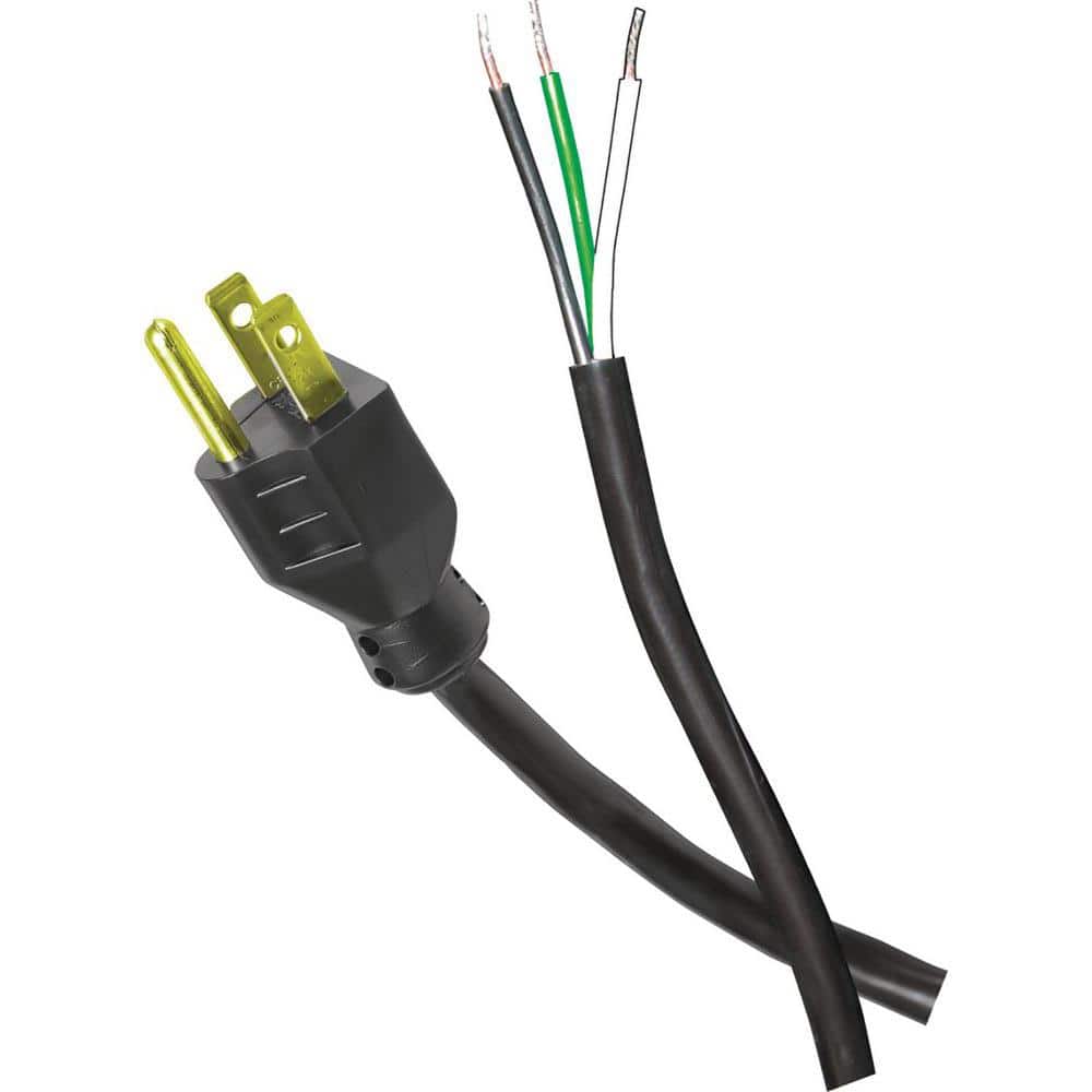 Husky — 9 ft. 14/3 Medium Duty Tool Replacement Cord, Black | Rental