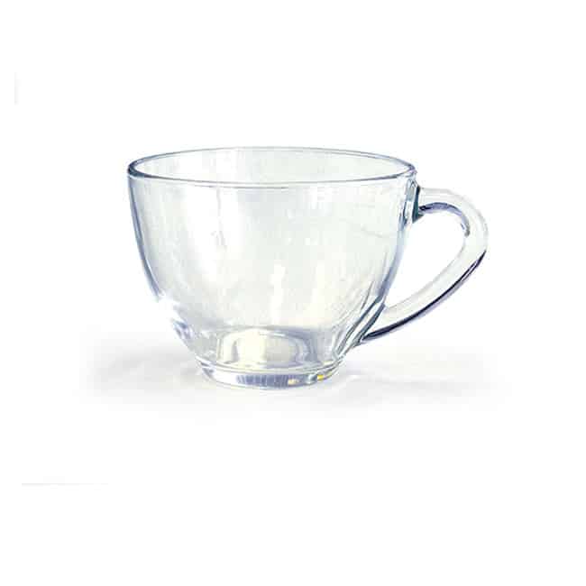 Clear Glass Coffee Cups | Rental