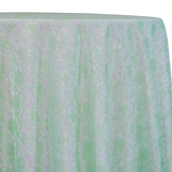 Classic Lace Table Linen in Mint 1765 | Rental