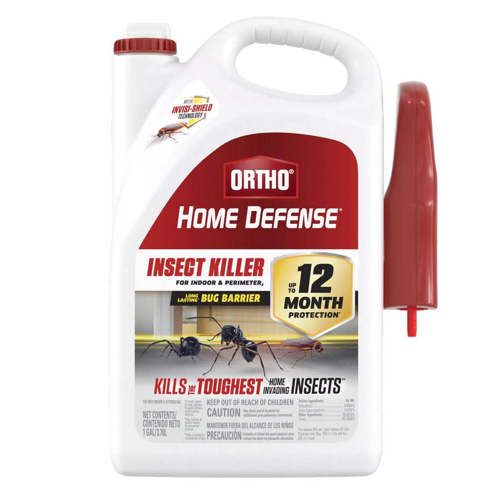 Ortho — Home Defense Insect Killer for Indoor and Perimeter2, 1 gal. Ant, Roach and Spider Insect Killer with Trigger Sprayer | Rental