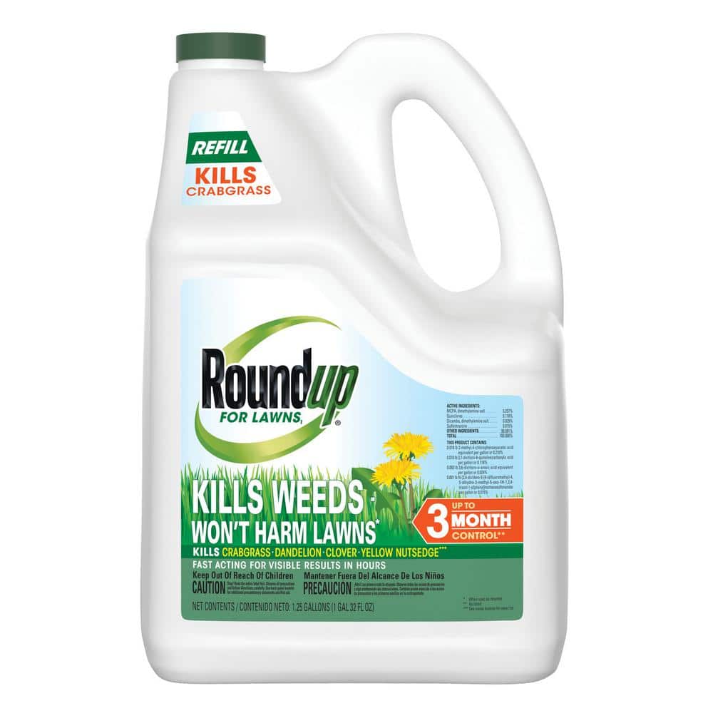 Roundup — For Lawns1 Refill, 1.25 gal.,Tough Weed Killer for Use on Northern Grasses | Rental