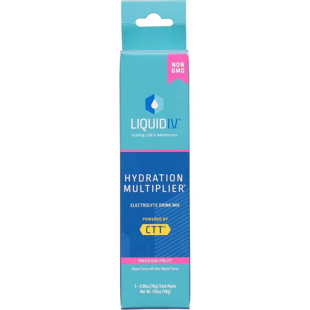 Unbranded — Hydration, Passion Fruit, Powder, 3 Count | Rental