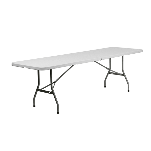 8ft Long Resin Table (30" x 96") | Rental